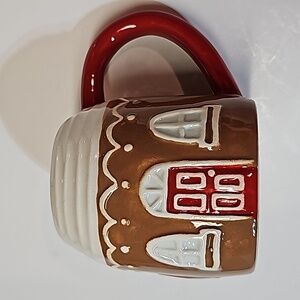 NWT Target Wondershop Gingerbread House Mug, Brown